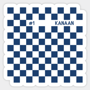 Tony Kanaan Racing Flag Sticker